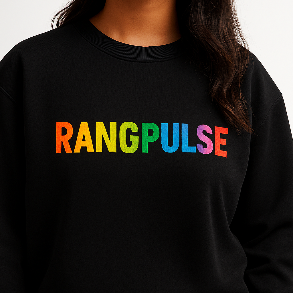 Black Vadapav Vibe Girl Oversize T-shirt - Image 2